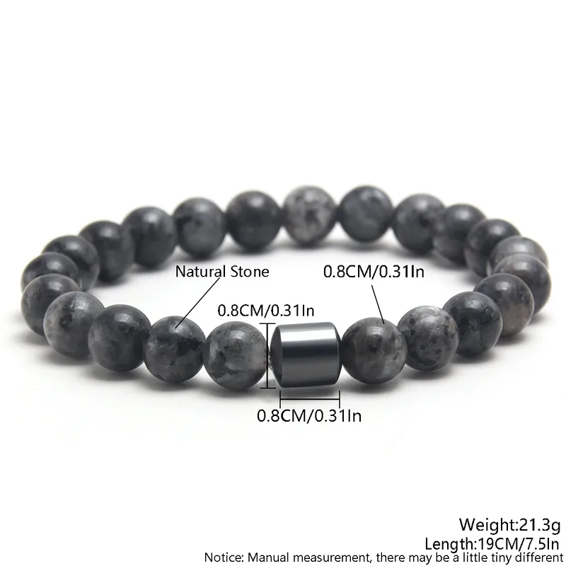 1758778661529 Pulsera de bolitas negras naturales