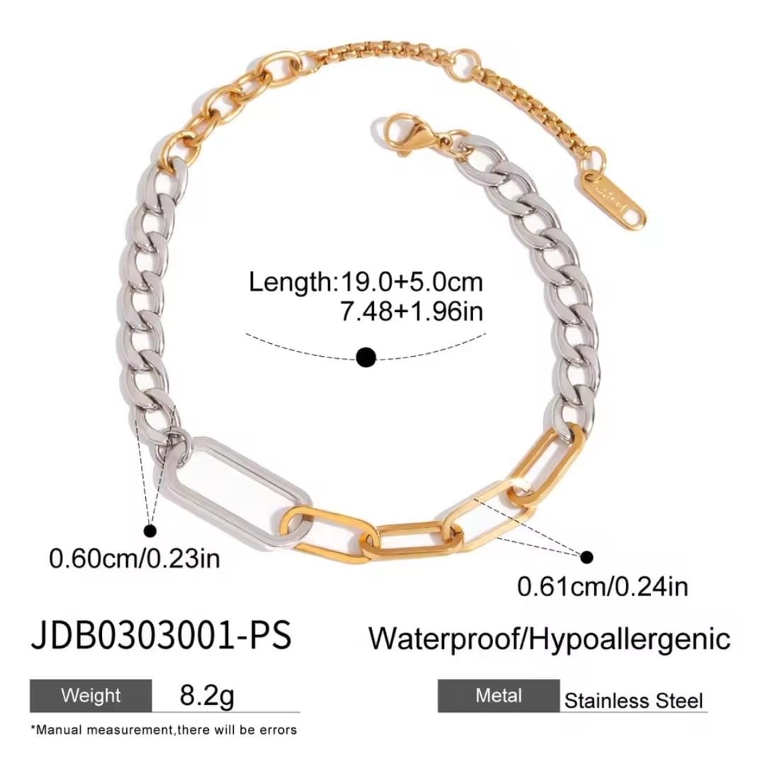 WhatsApp Image 2025-09-14 at 1.36.59 PM (2) PULSERA ESLABON BICOLOR