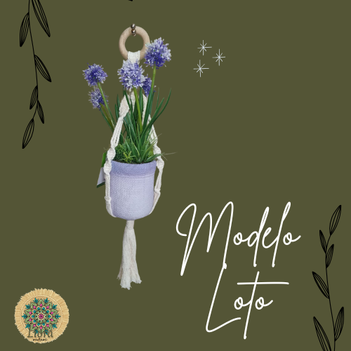 Macetero pequeño modelo LOTO 🌸 - Imagen 2