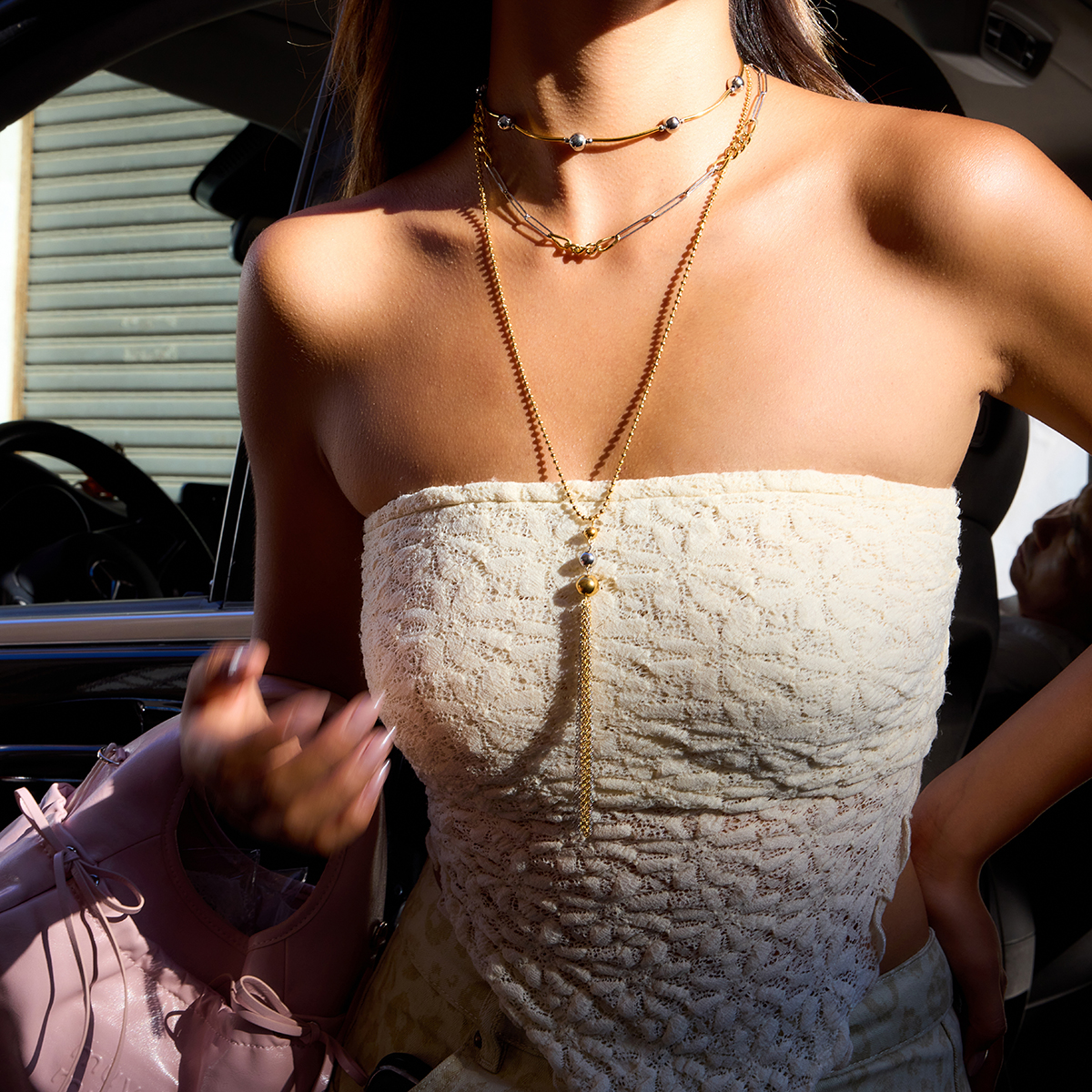 Set de collares bicolor