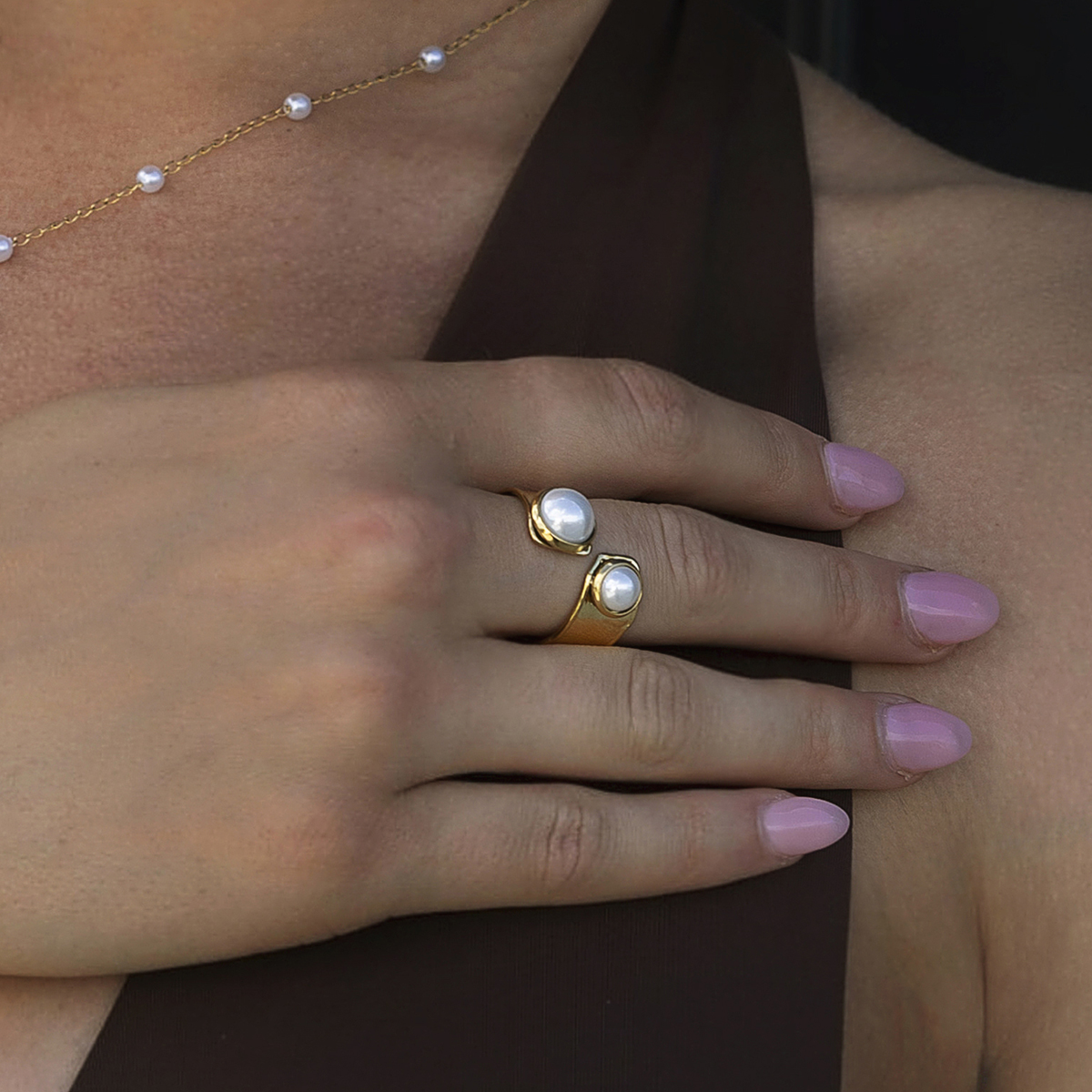 -10896693001013564955 Anillo ajustable perlas