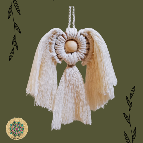 3 Angelitos de macramé AURELI 🌟