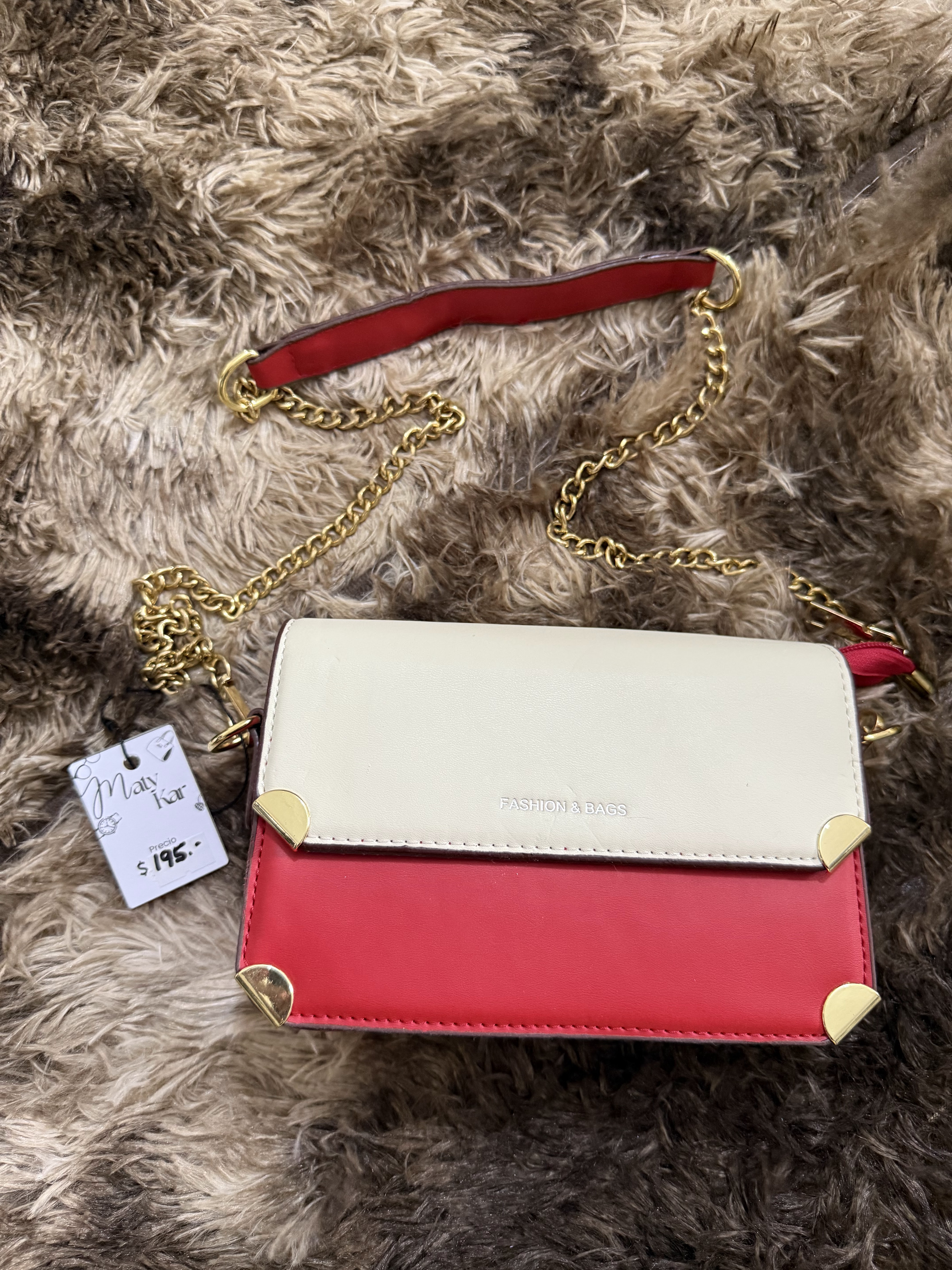 IMG_7441 BOLSA BLANCA CON ROJO FASHION & BAGS