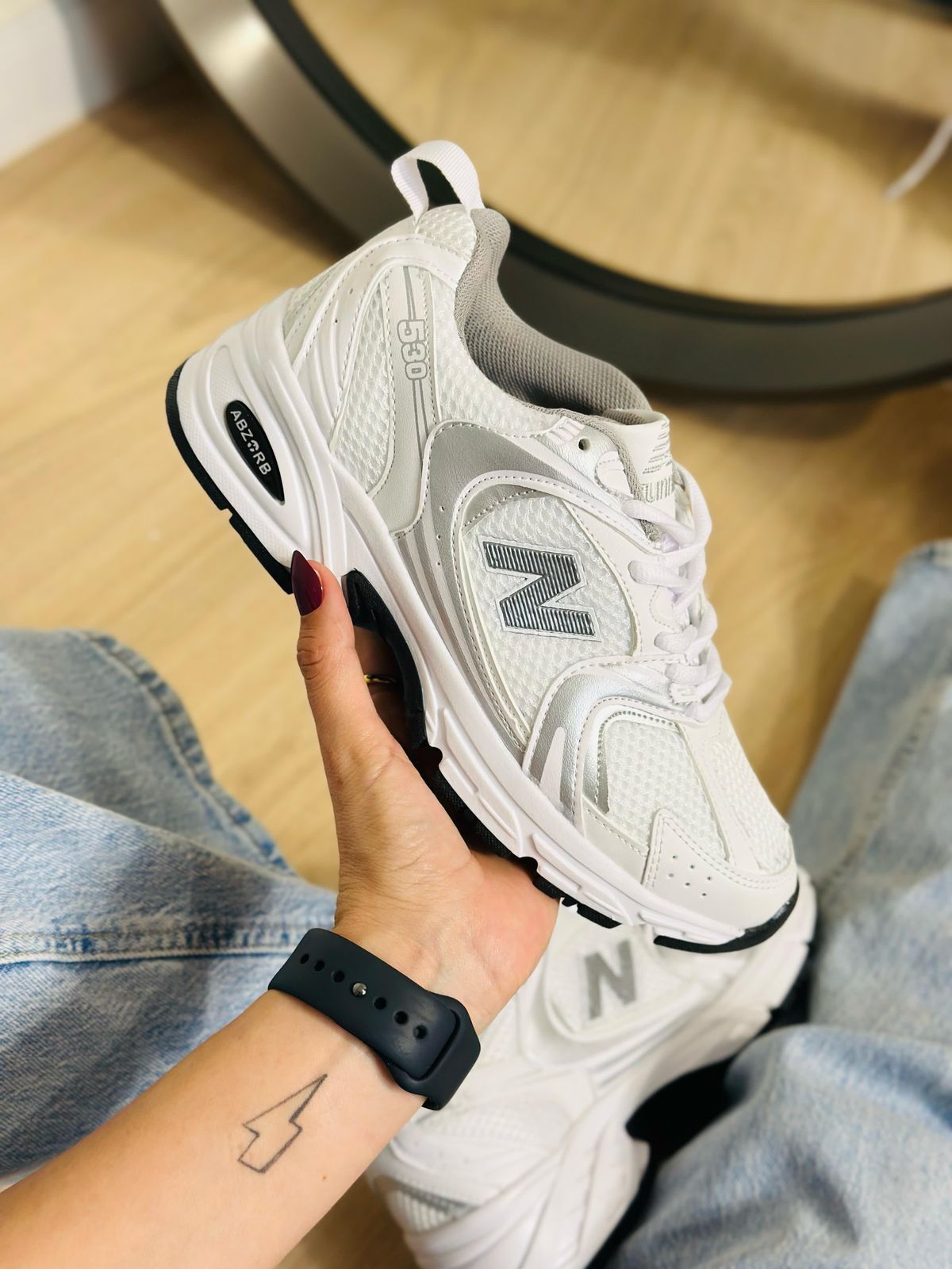 NEW BALANCE New Balance Gris-Blanco