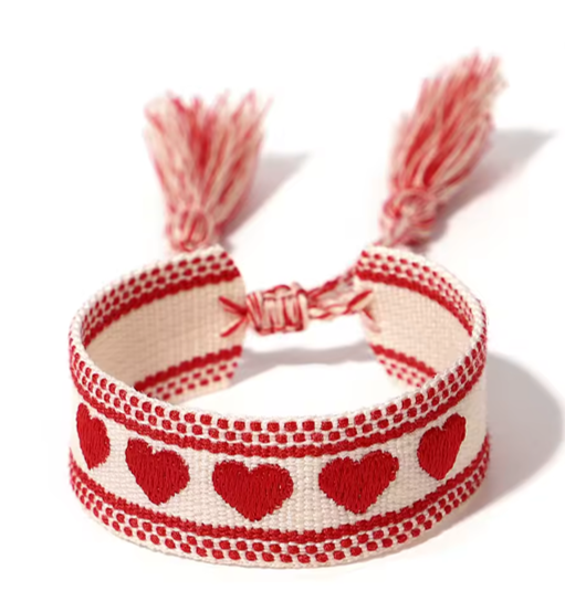 Pulsera con bordado de corazón MCSa_Pul_03 - Imagen 2