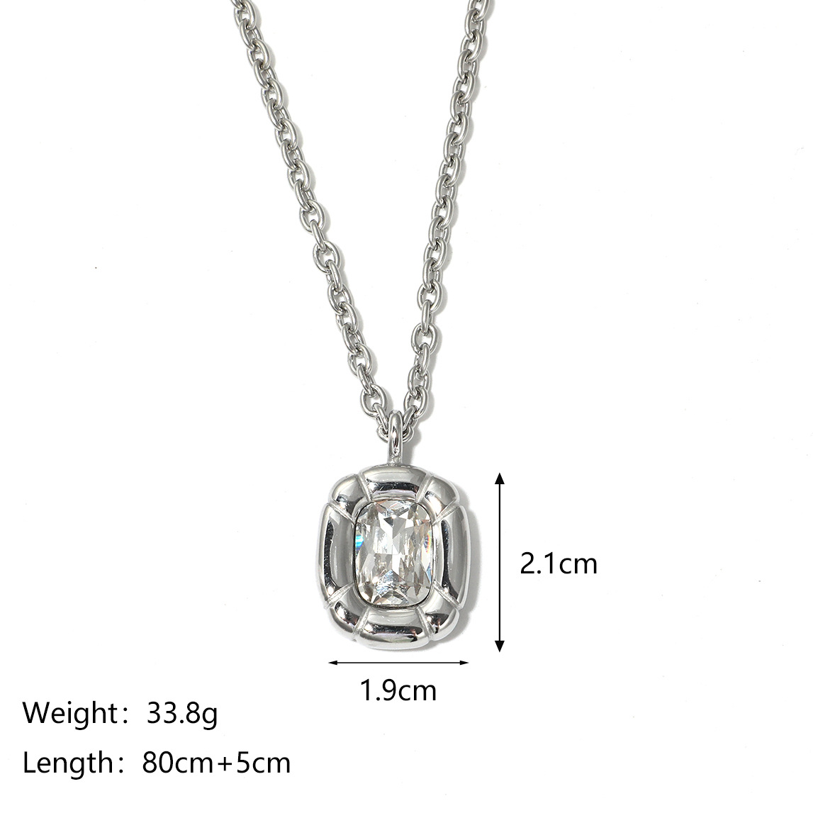 Juego de collar, aretes, y pulsera plata