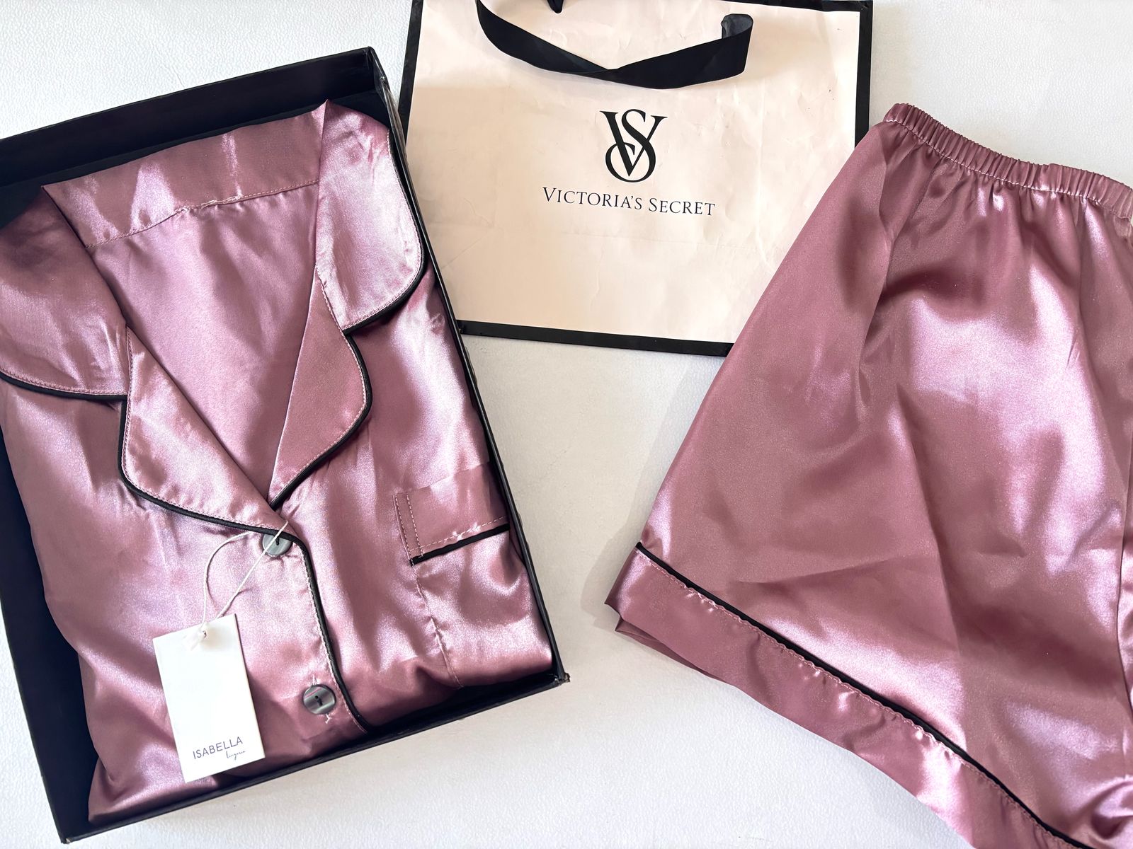 PIJAMA SHORTS LILA LISO