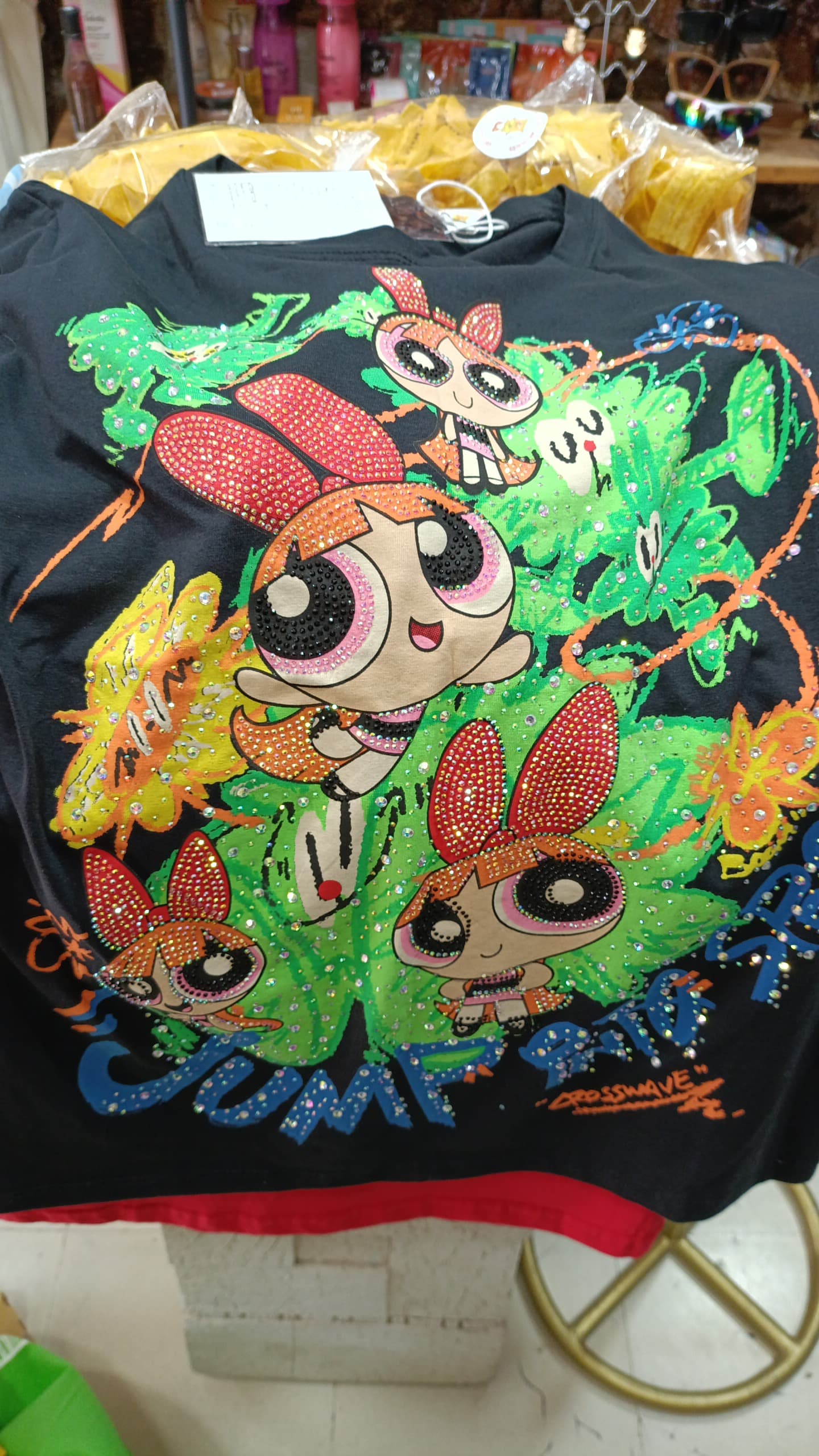 BLUSA JUVENIL CHICAS SUPERPODEROSAS OSCURA