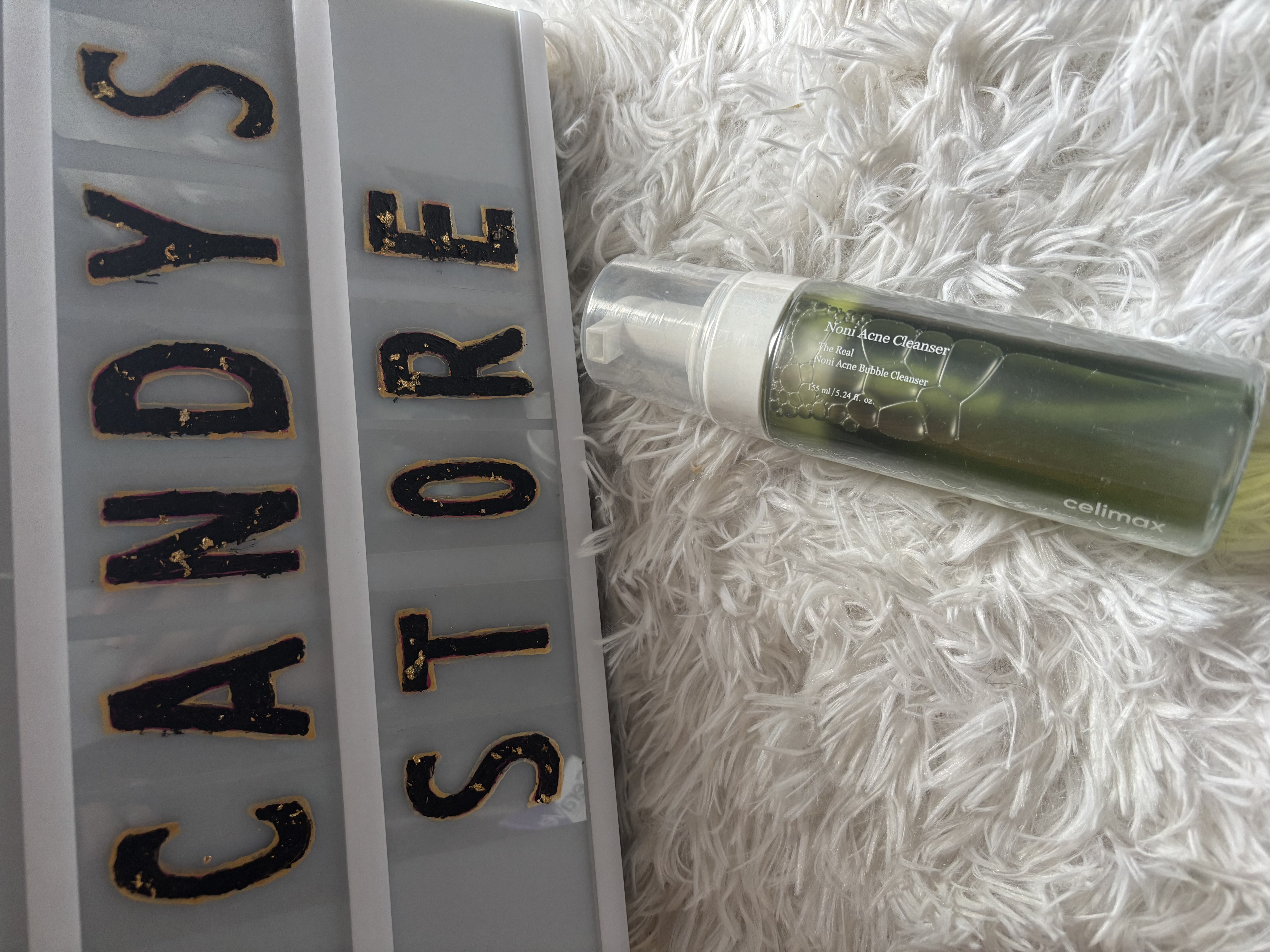 Celimax The Real Noni Acne Bubble Cleanser.