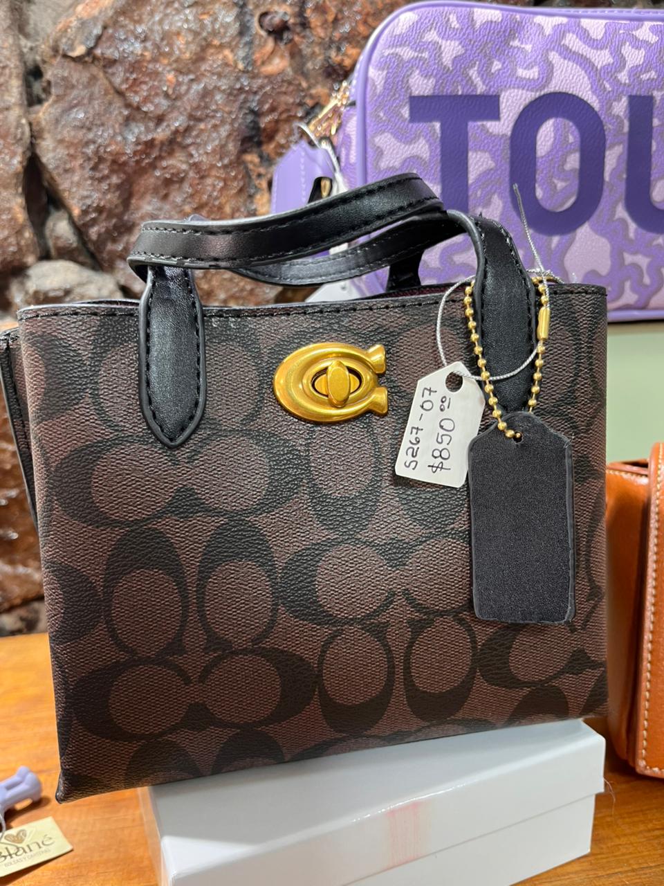 WhatsApp Image 2025-11-10 at 1.29.09 PM Bolsa Coach mini en color Cafe