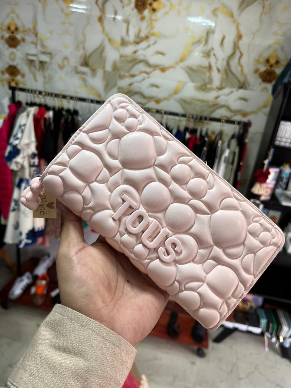 Cartera Tous Burbujas Grande color Rosa pastel