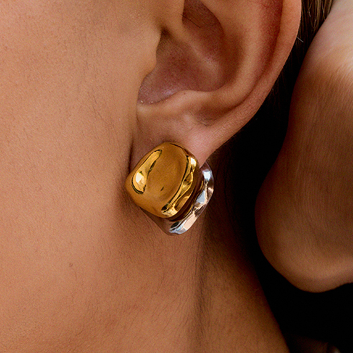 Aretes bicolor hexágono