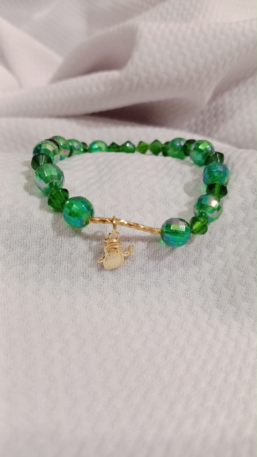 Pulsera verde De pingüino