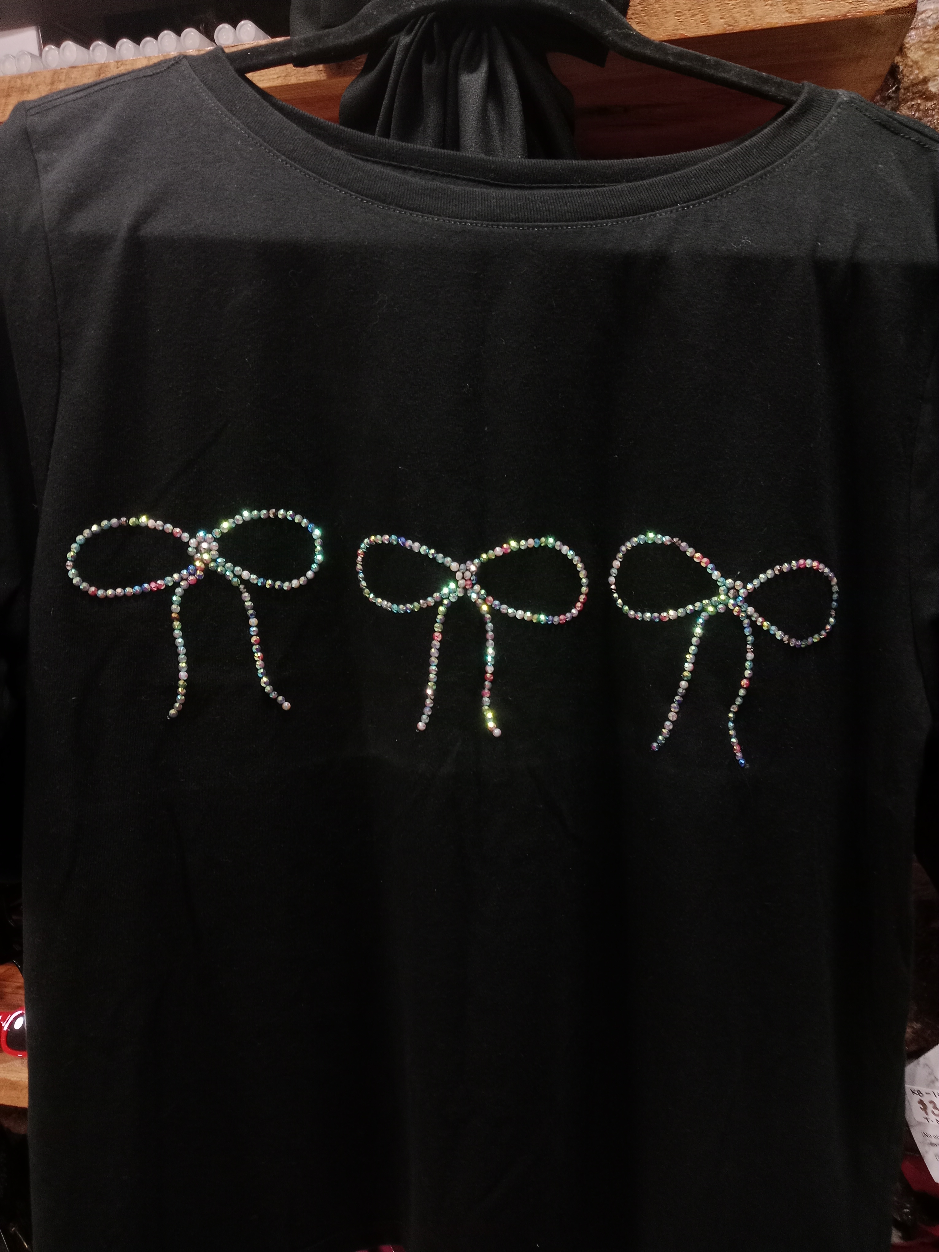 Camiseta moño navidad