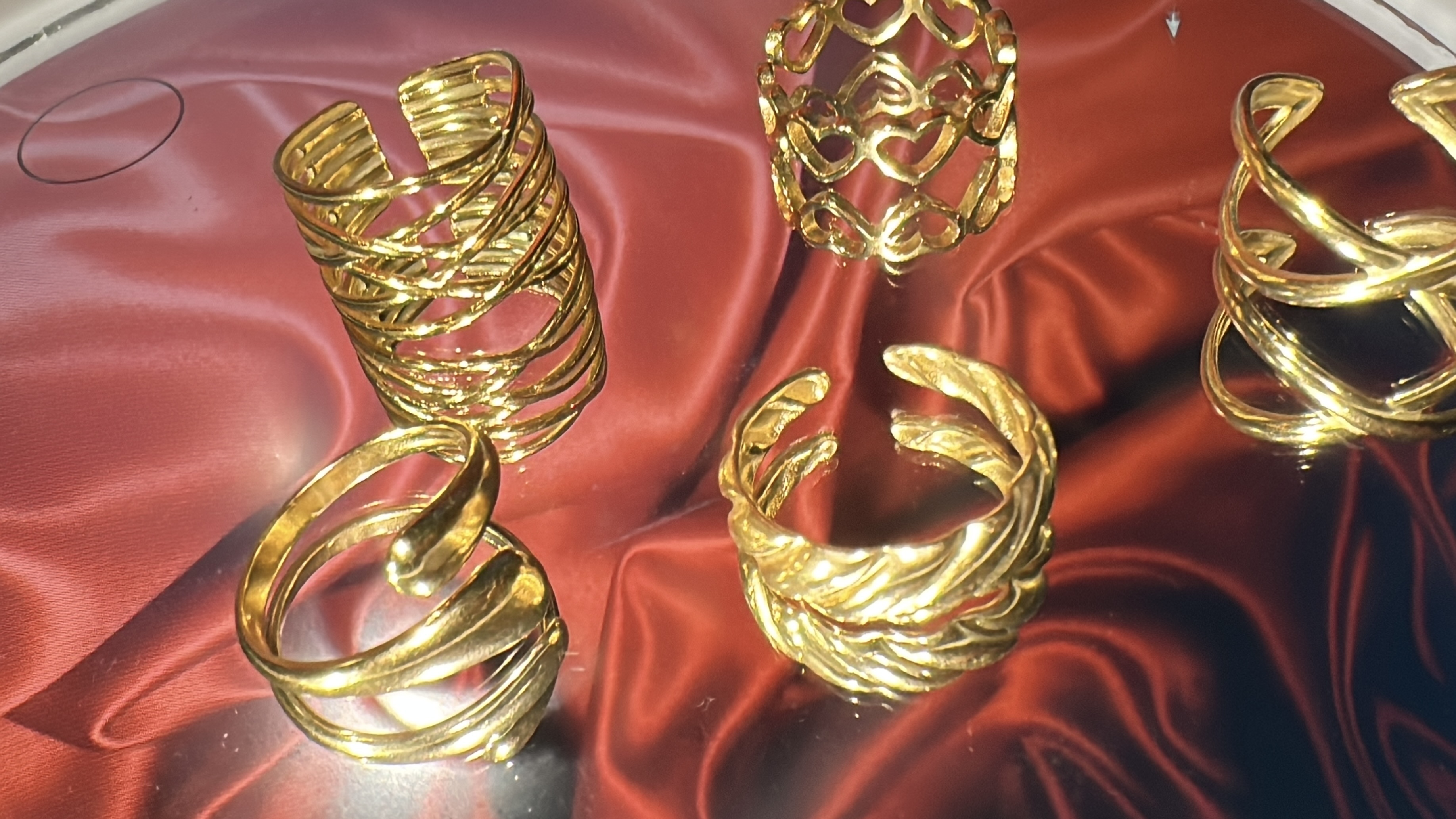 Anillo Cadena de Corazónes