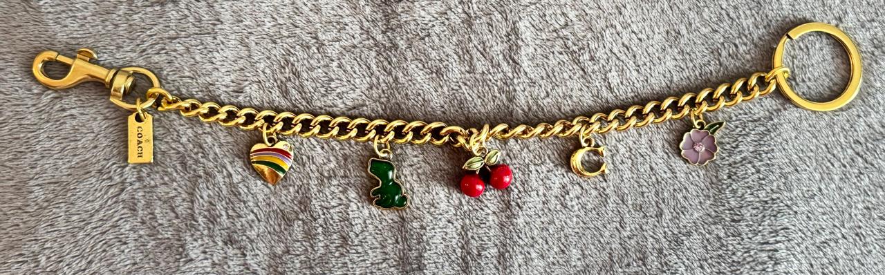 Llavero Coach Motif Chain