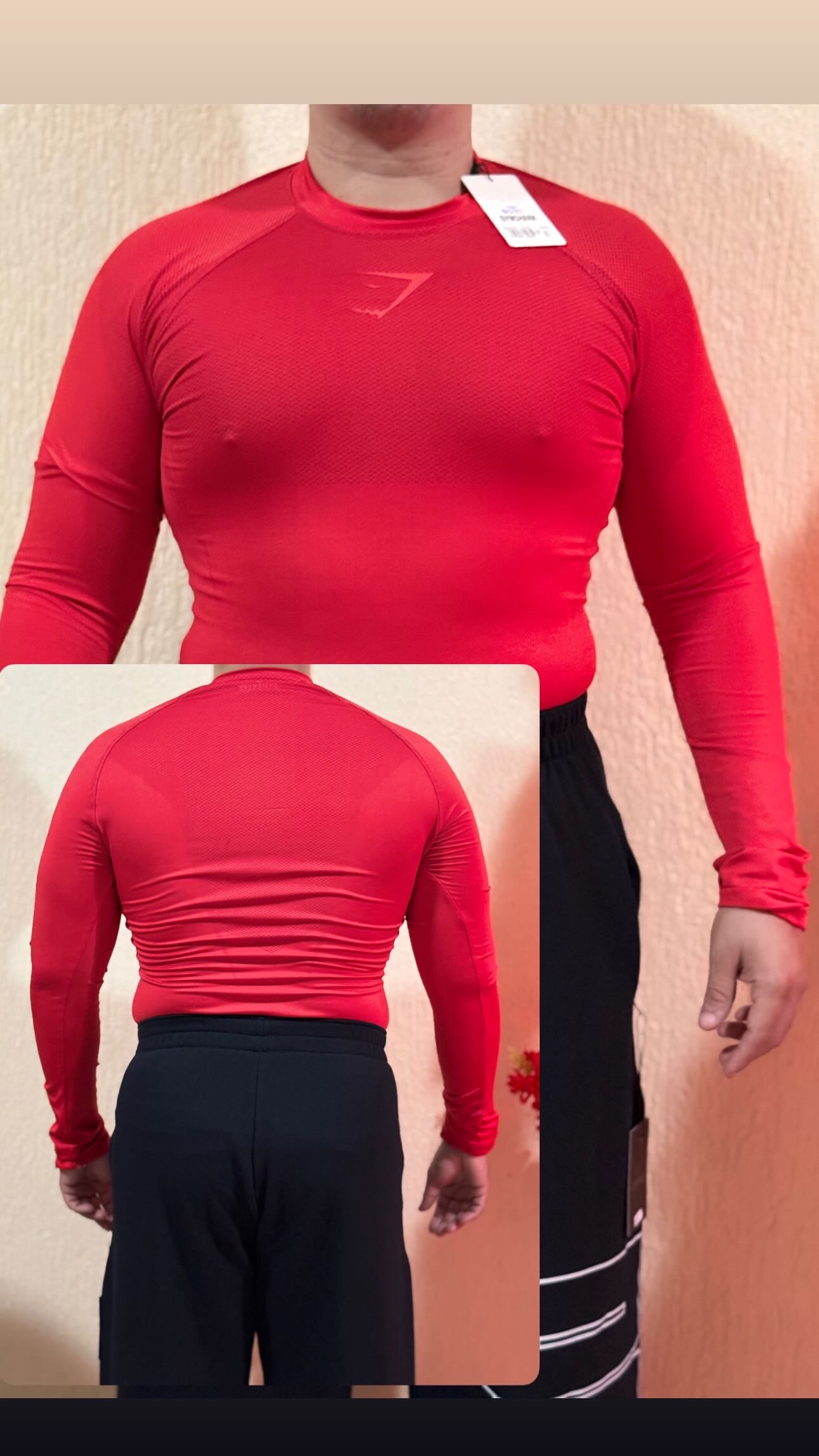 2EE09589-B169-43B1-AFDC-608256642614 Playera licra compresión Gymshark