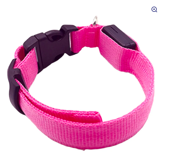 Collar de batería con luz led