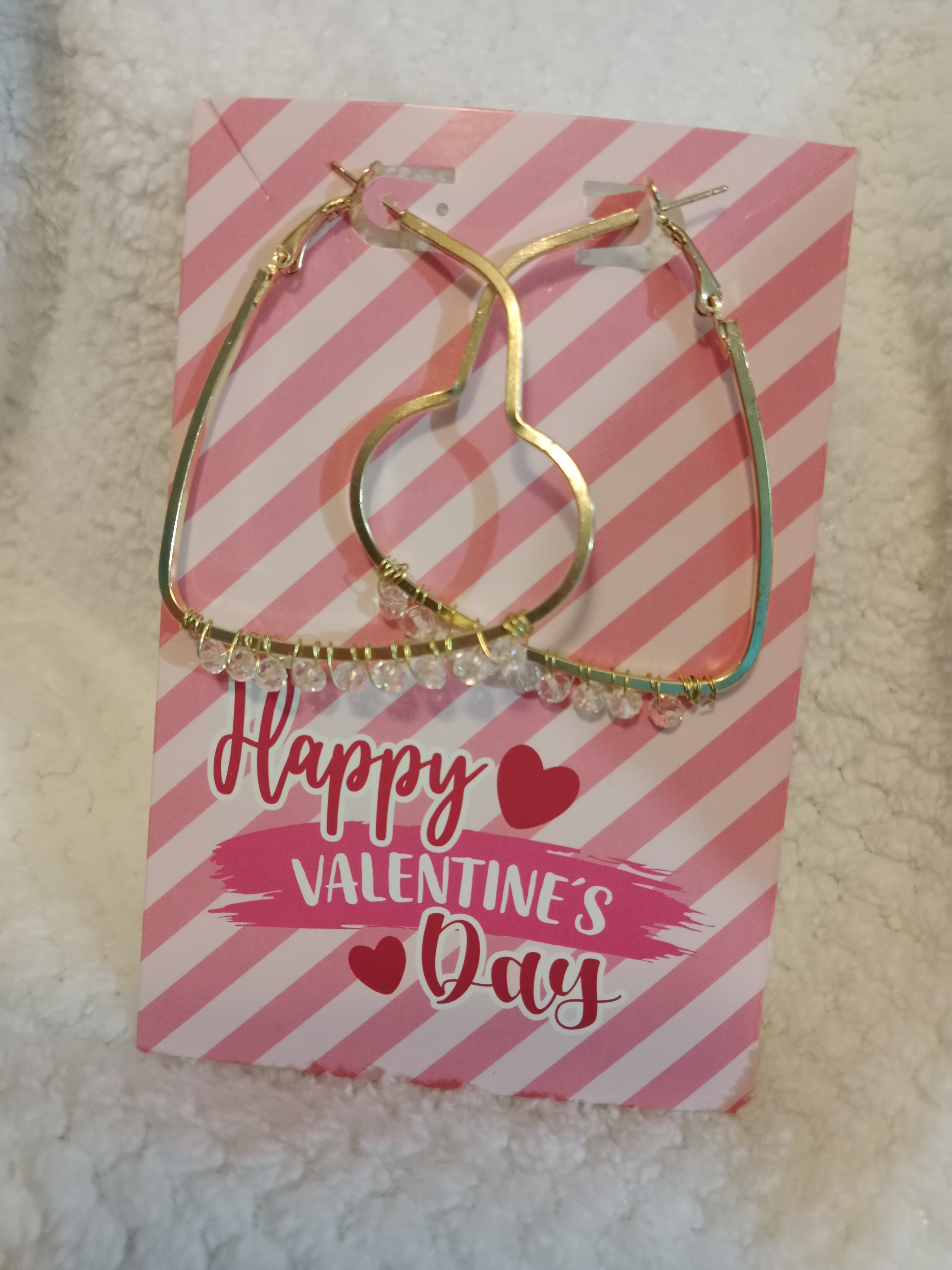 Tarjeta Argollas de corazón