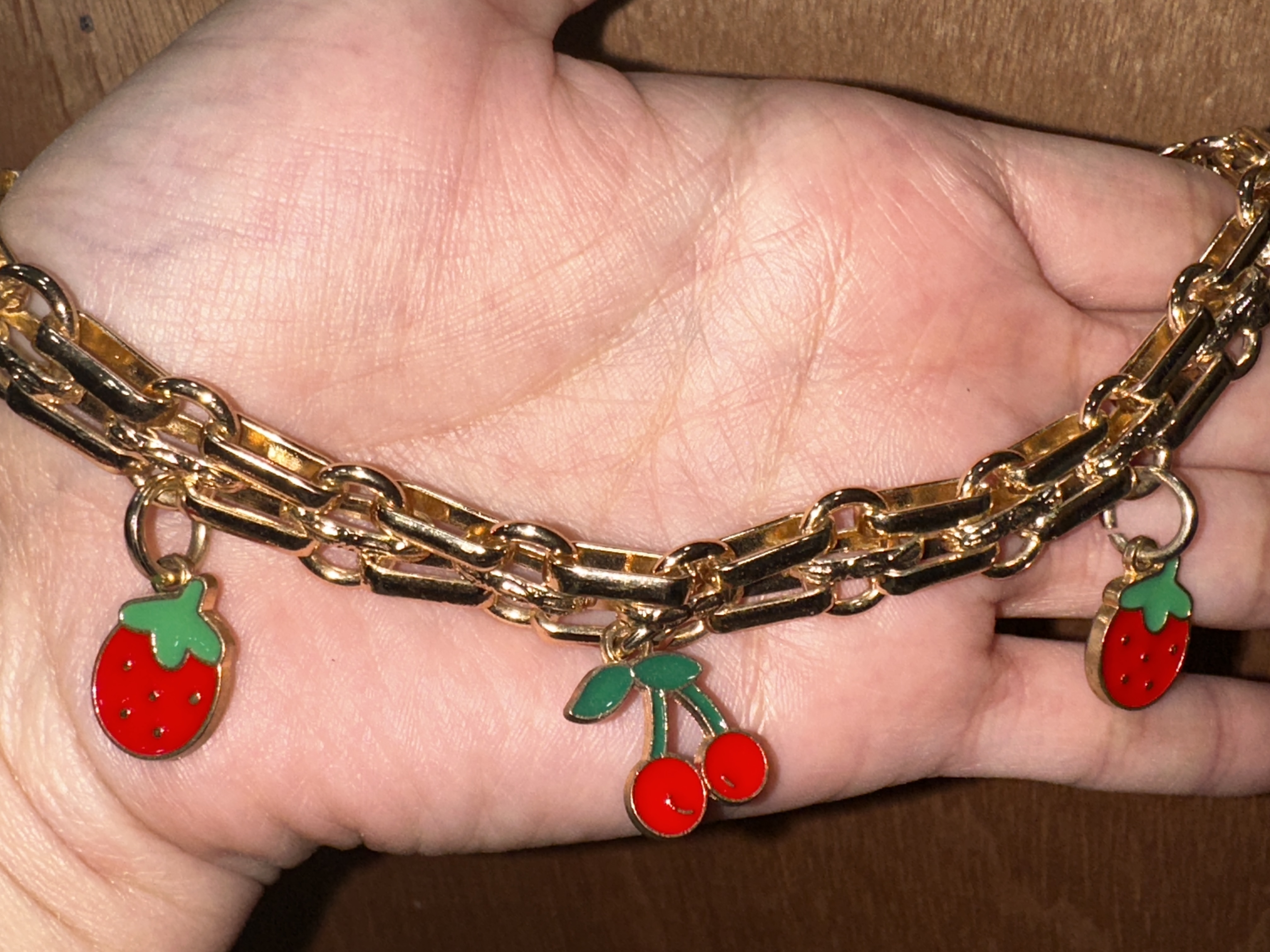 cadena para bolso con charms