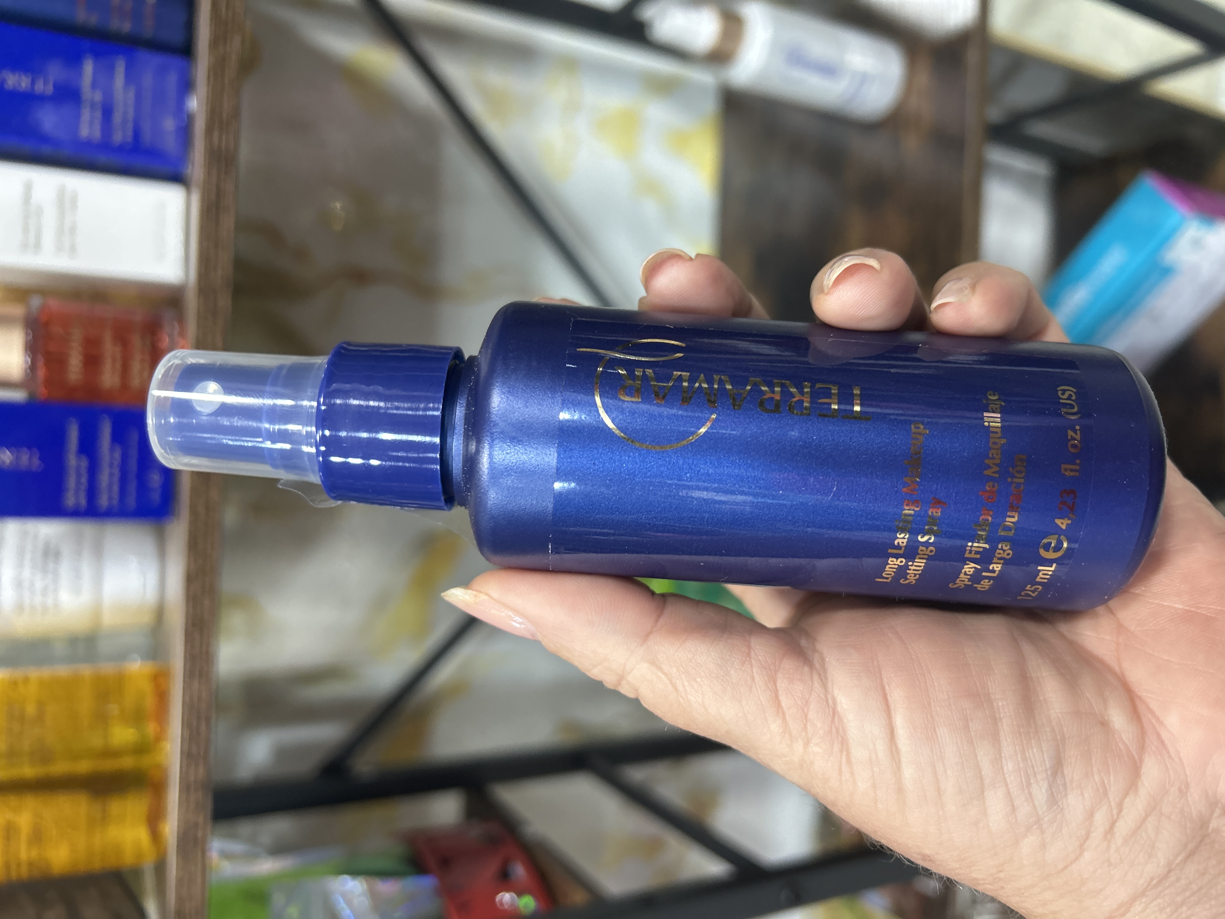 Spray fijador de maquillaje