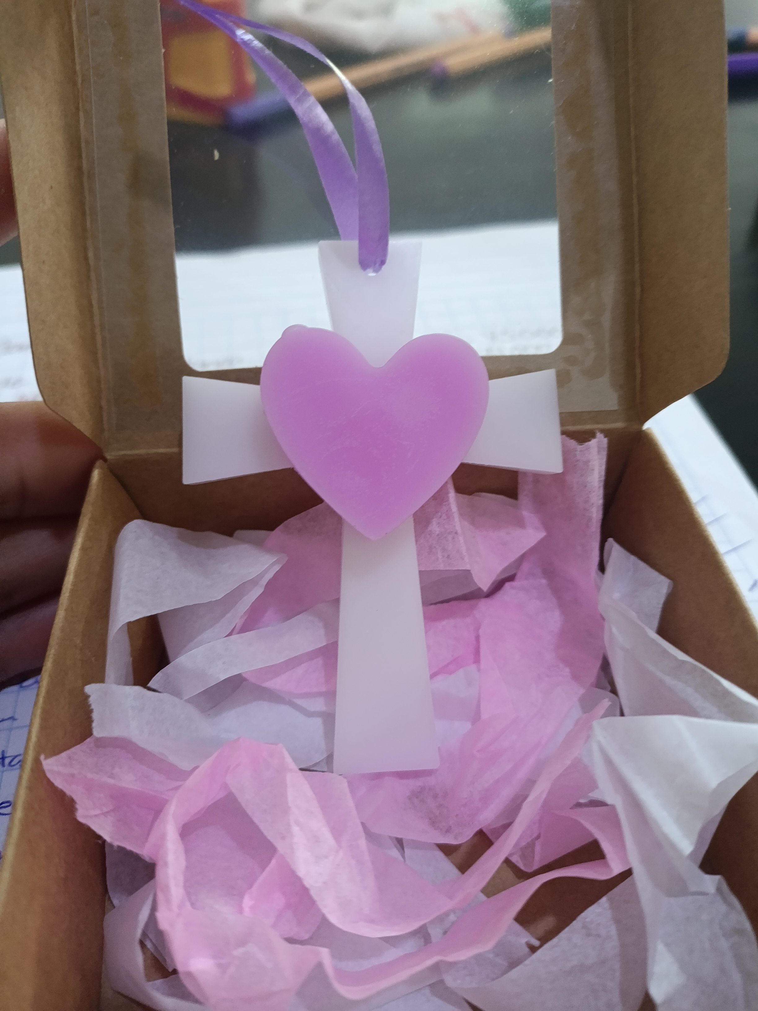 Wax Melts cruz con corazon