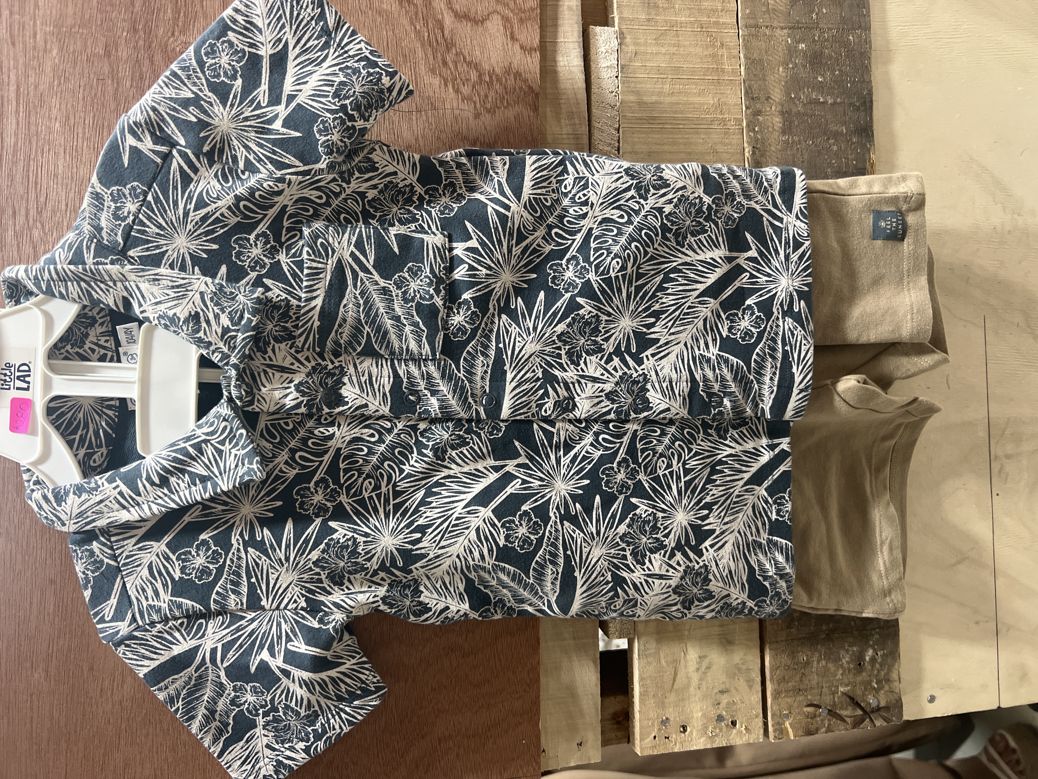 image Conjunto niño cafe