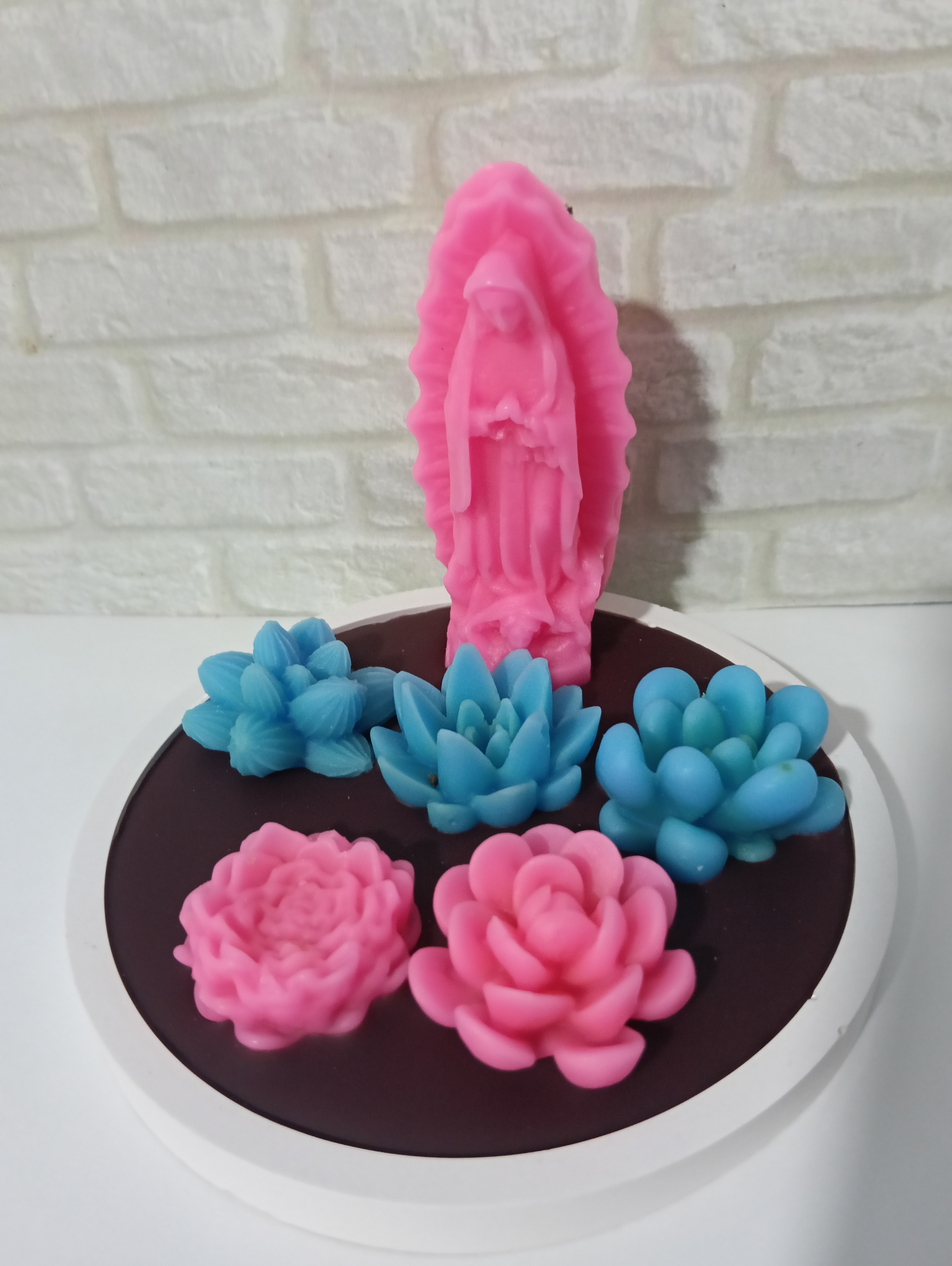Terrario virgencita de Guadalupe mini