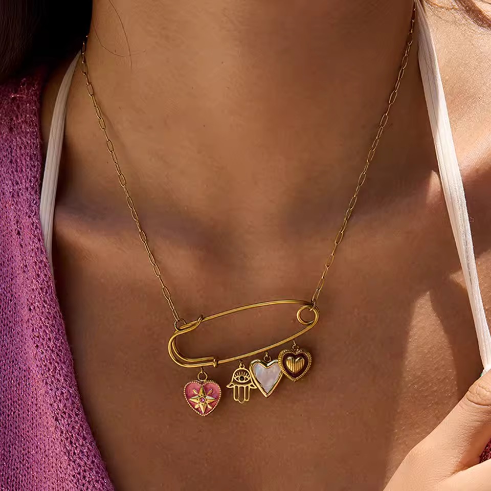 Collar charms colores