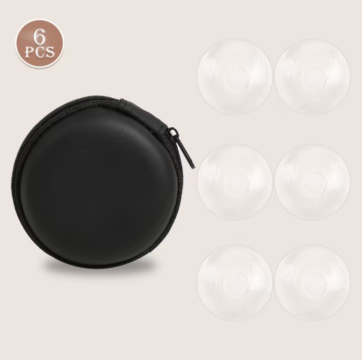 Protector de pezones de textura suave y cómoda