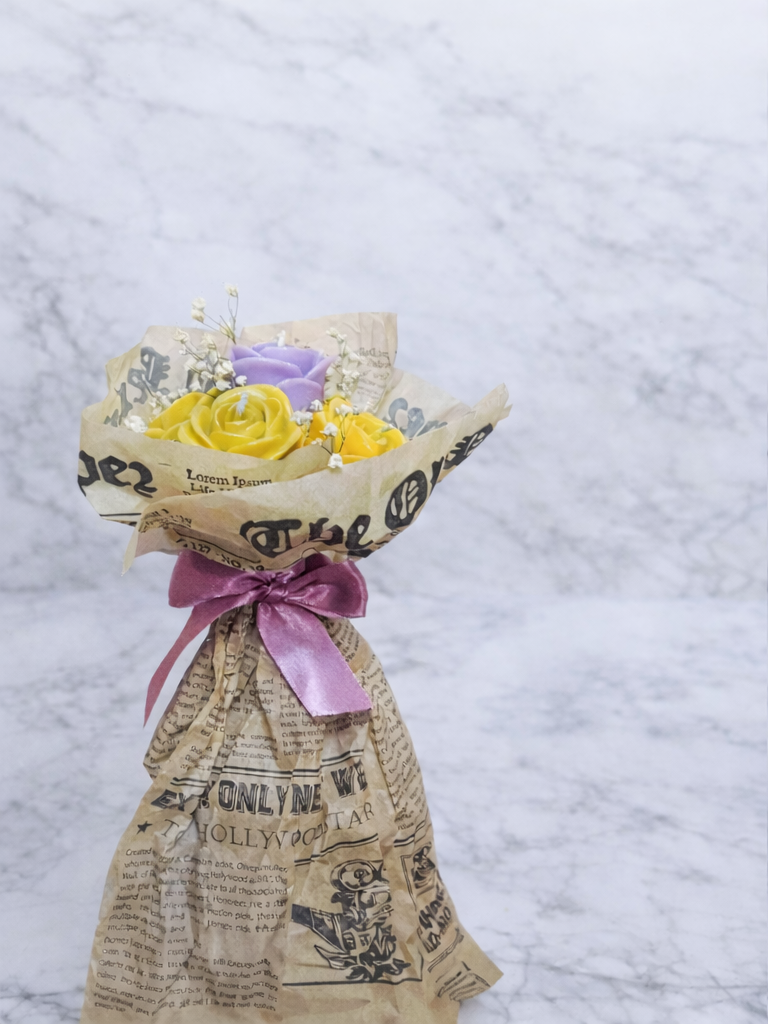 Ramo de Florivelas 6 pzas rosas