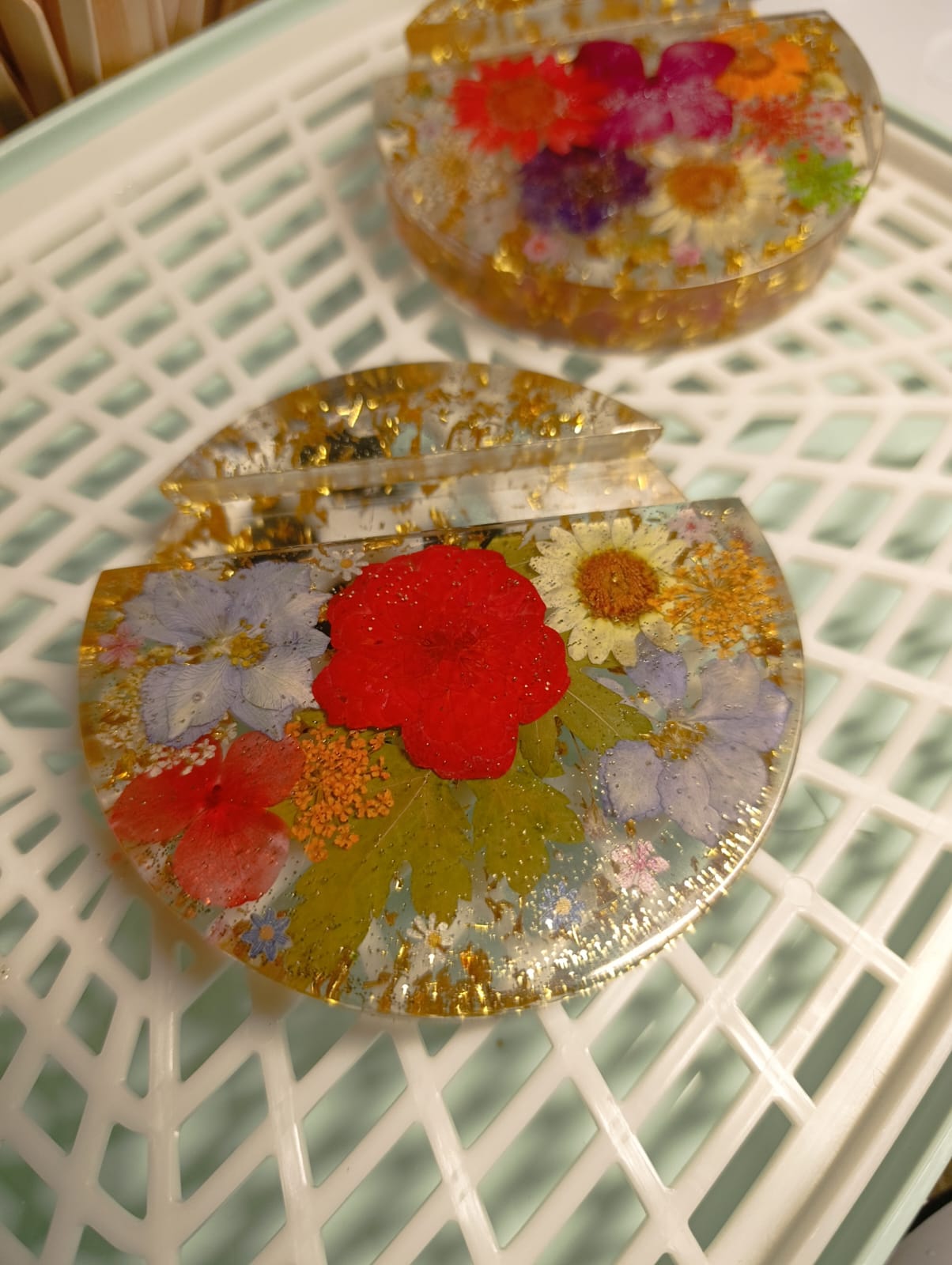 Soporte para celular de resina