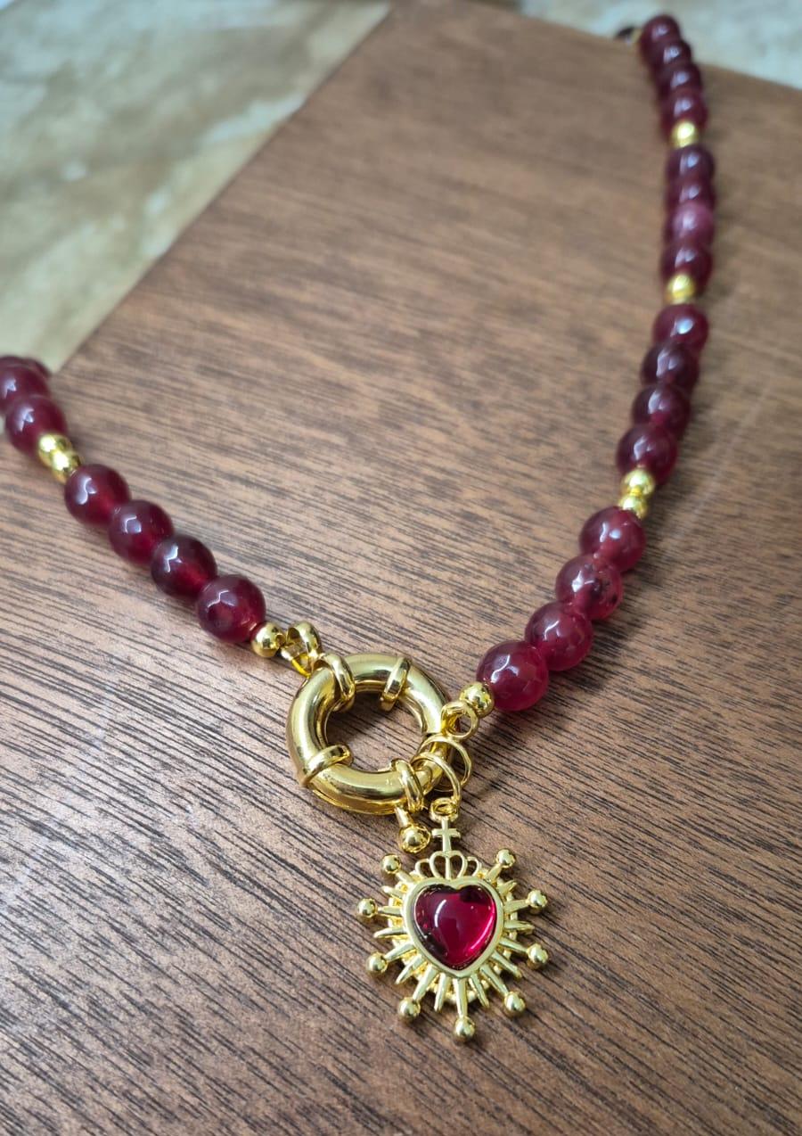 WhatsApp Image 2026-04-22 at 10.30.42 Collar Corazon Carmesí