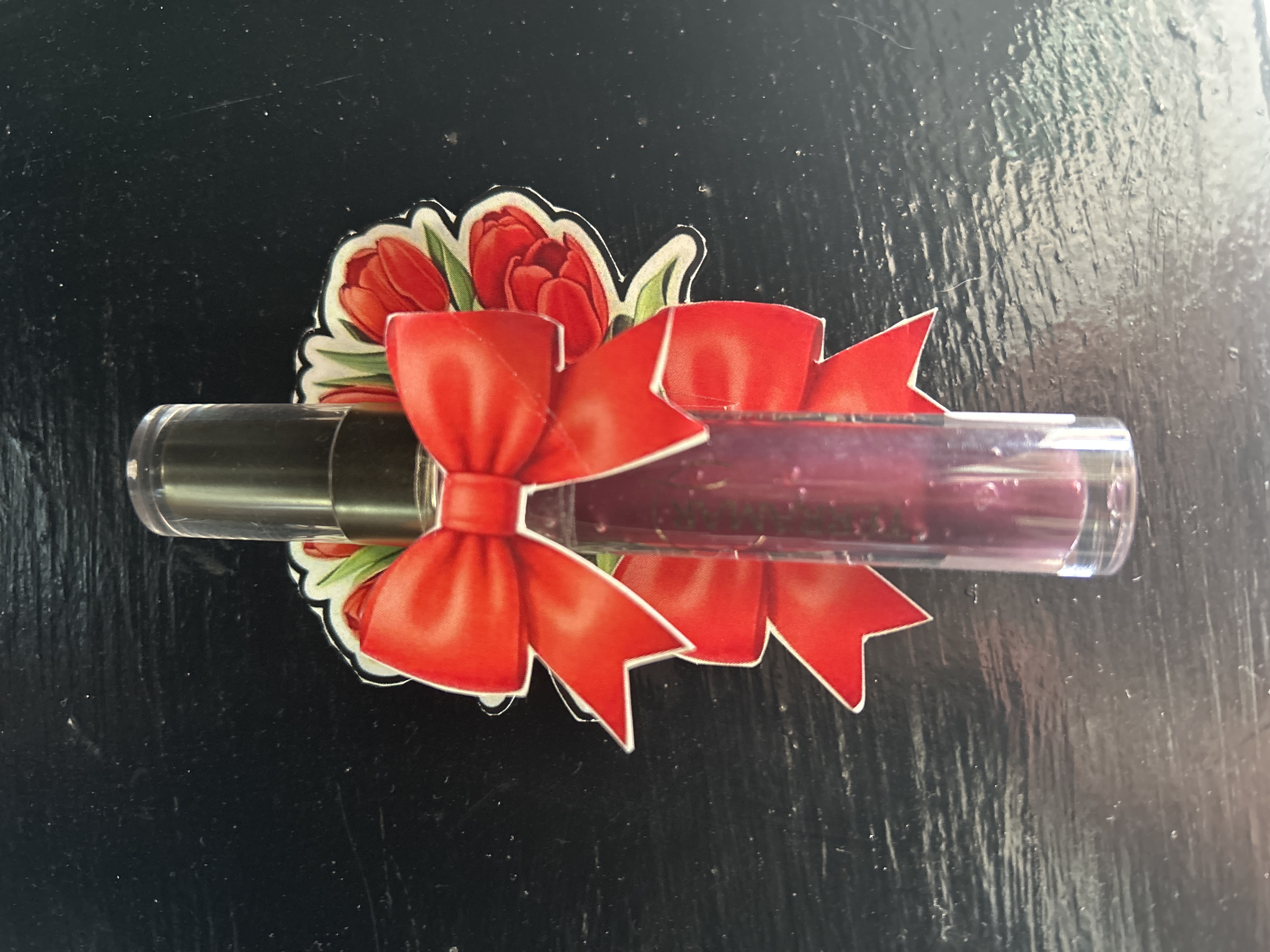 Brillo labial de uva