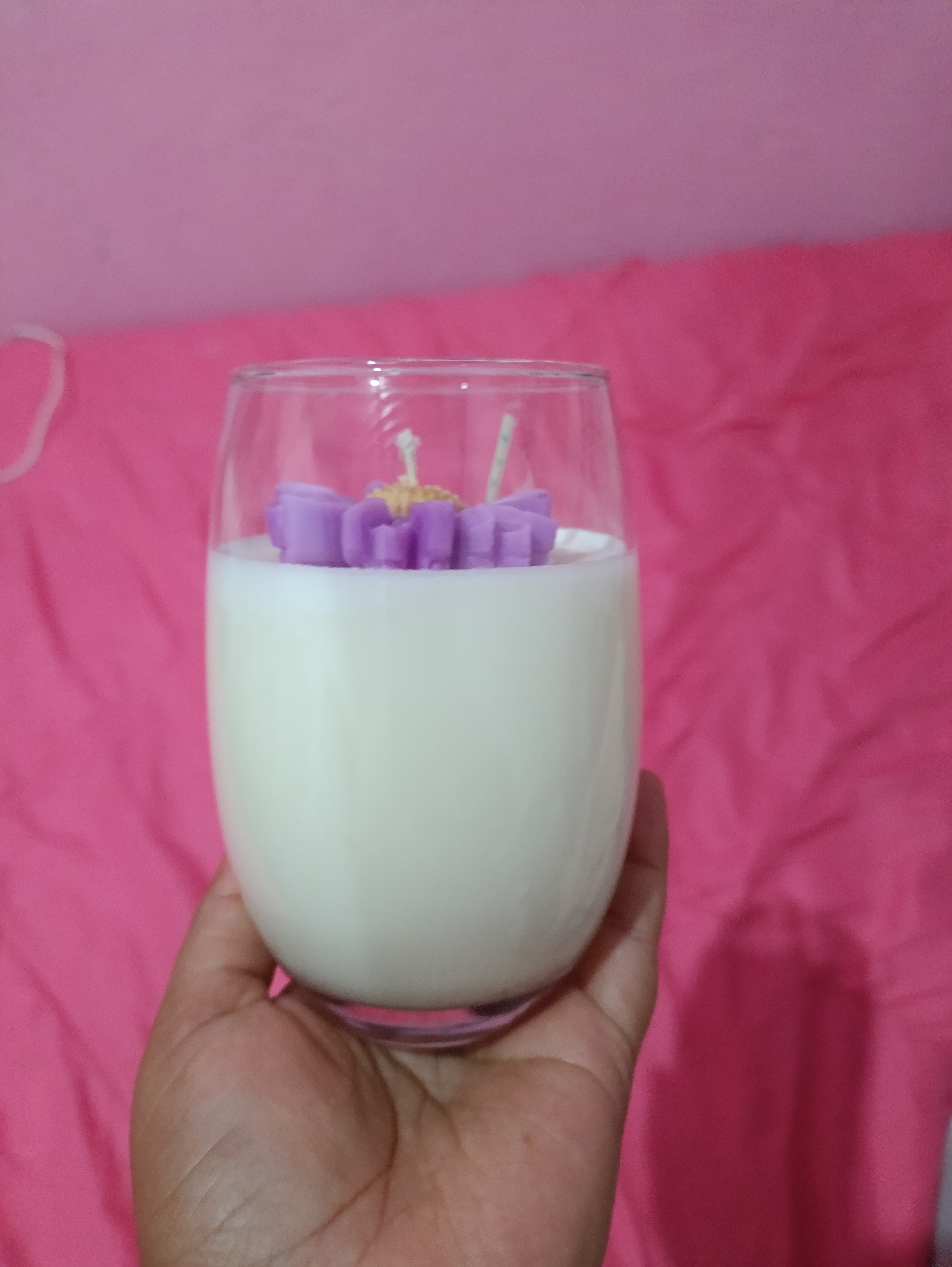Vela aromática con margarita - Imagen 3