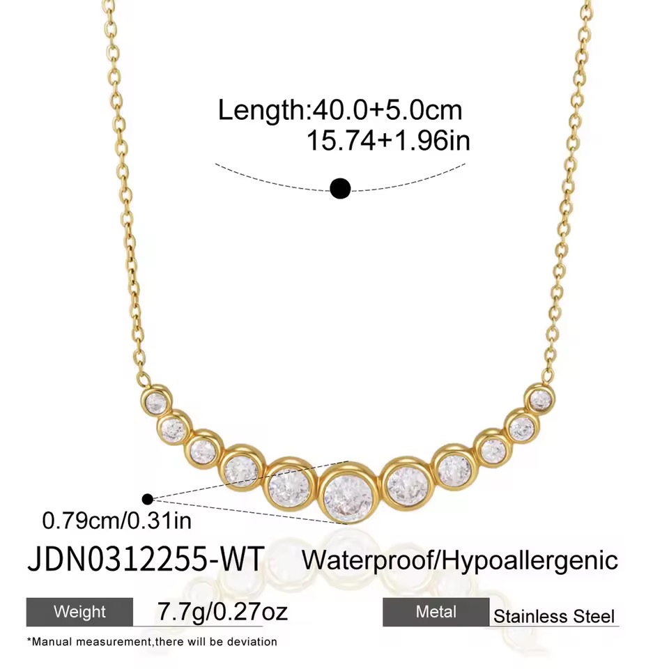 Collar swaroski blanco