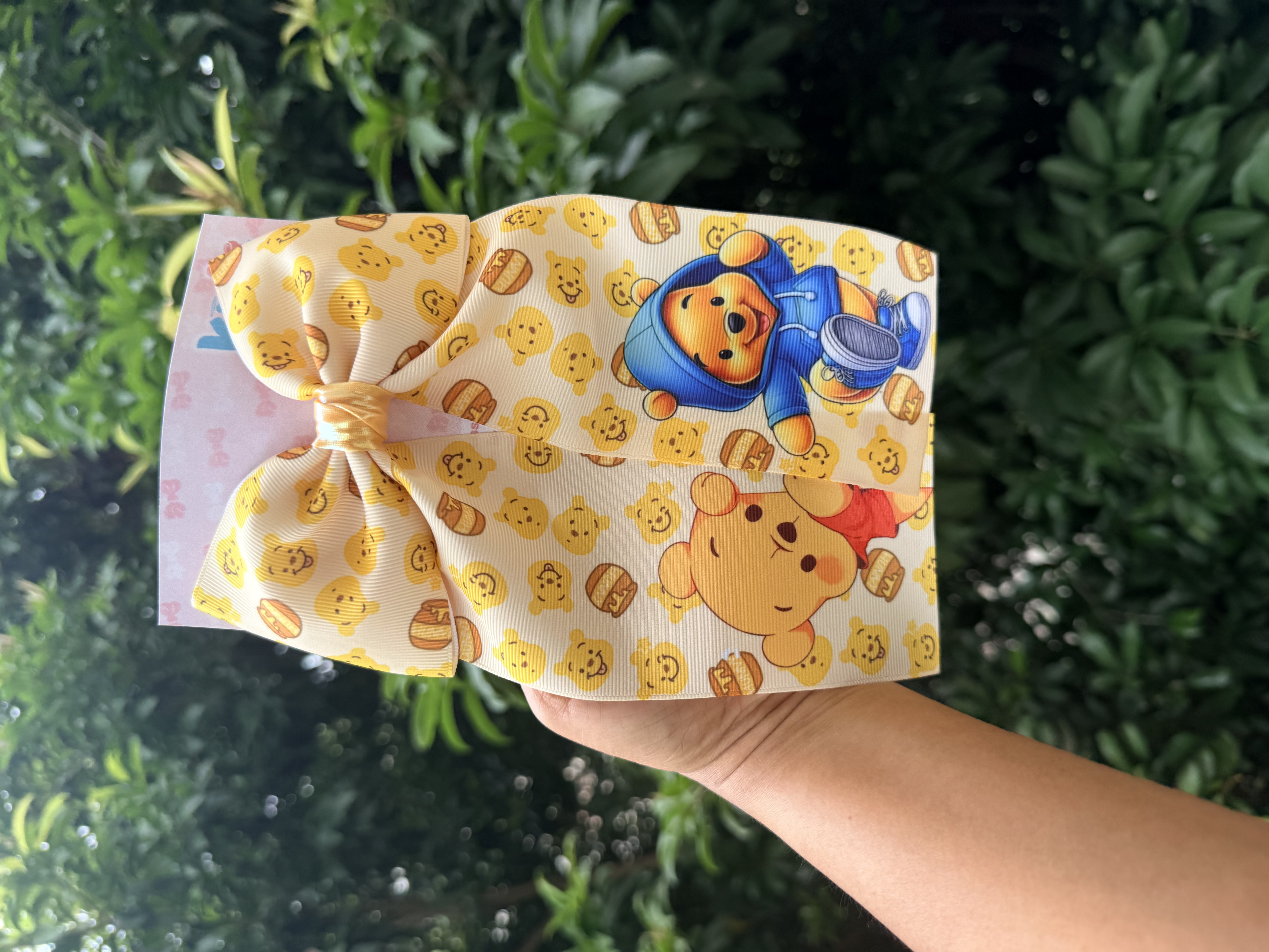 Moño winnie pooh
