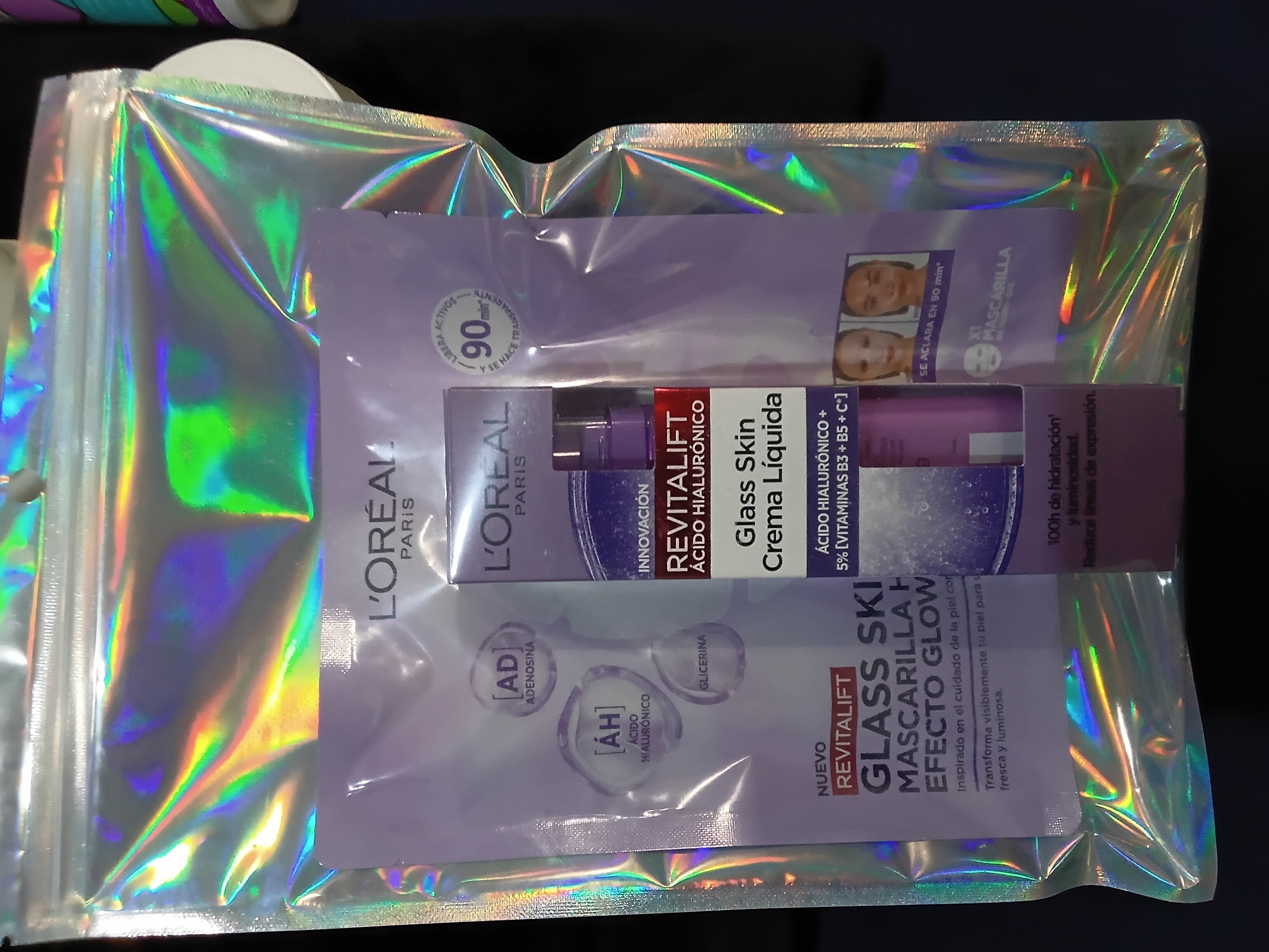 LOREAL PARIS MASCARILLA Y CREMA LIQUIDA