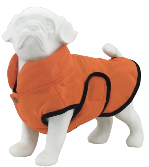 chaleco naranja frente perro ok CHALECO PARA MASCOTA T3 COLOR NARANJA